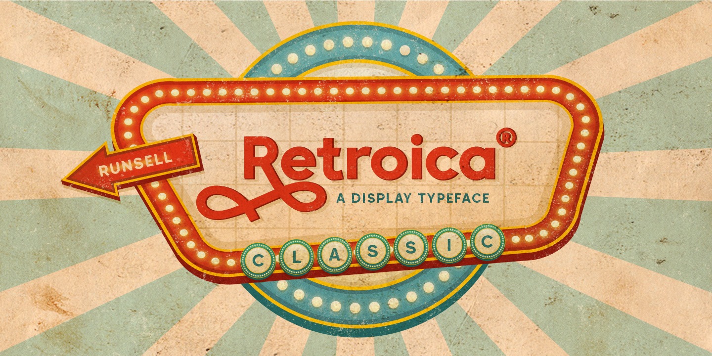 Example font Retroica #1